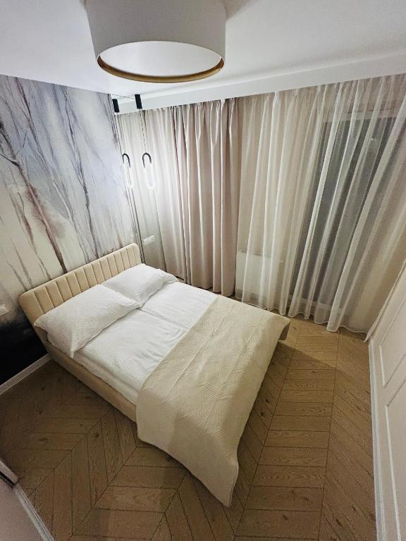 Sypialnia w apartamencie Glejzer Apartamenty